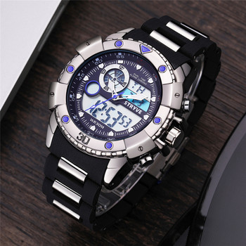 Stryve 8001 Αδιάβροχα ρολόγια χειρός για άντρες καυτές πωλήσεις διπλής κίνησης relojes ανδρικά ρολόγια ανδρικής σχεδίασης μόδας πολυτελή