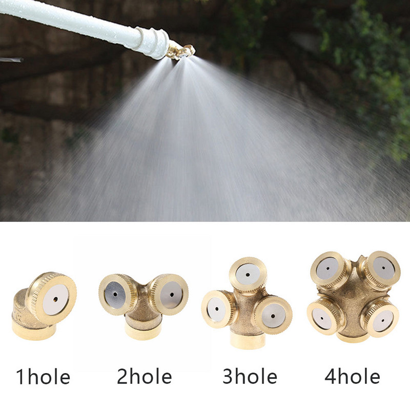 1/2" purškimo antgalis žalvarinis purškiamasis purškiklis, tinkantis purkštuvo žarnos jungtis Vandens purkštuvų galvutės Reguliuojamas sodo laistymas M