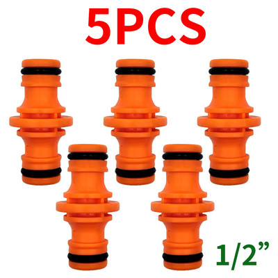 5PCS Spojnica za popravak stolarije 1/2'' vrtno crijevo Cijev za navodnjavanje Brzi sustav za navodnjavanje kap po kap za staklenik