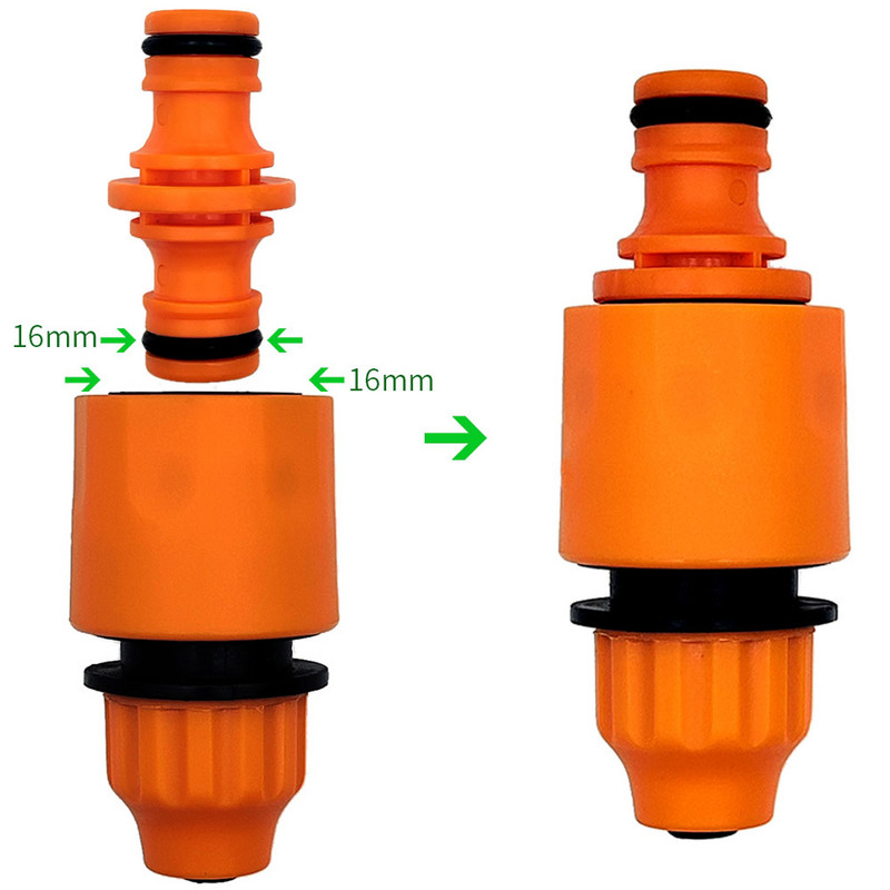 5PCS Spojnica za popravak stolarije 1/2'' vrtno crijevo Cijev za navodnjavanje Brzi sustav za navodnjavanje kap po kap za staklenik