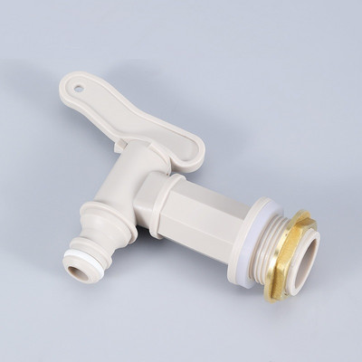 1/2-tolline 3/4-tolline 1-tolline 2-tolline keermega IBC-paagi adapter, paksemaks plastikust kraanikonnektor veepaagi liitmik koduaia veepistikutele