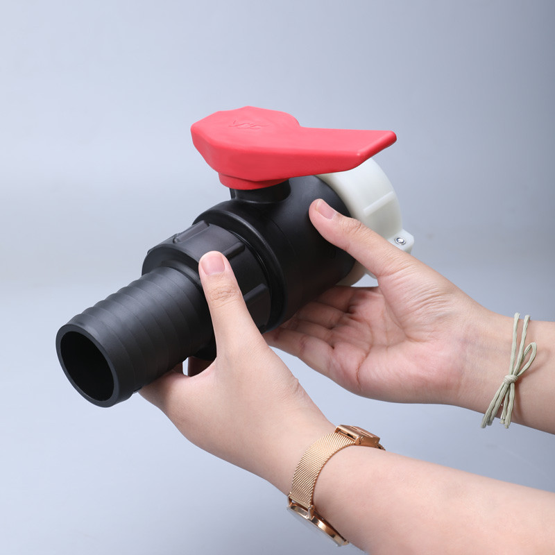 1/2-tolline 3/4-tolline 1-tolline 2-tolline keermega IBC-paagi adapter, paksemaks plastikust kraanikonnektor veepaagi liitmik koduaia veepistikutele