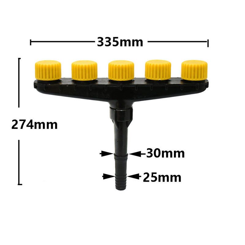 3/4/5/6 caurumu dārza zāliena šļūtenes smidzinātāji smidzinātāju sprauslas Dārza apūdeņošana laistīšana saimniecības ūdens smidzinātāji sprauslas 1" 1,2" šļūtenei