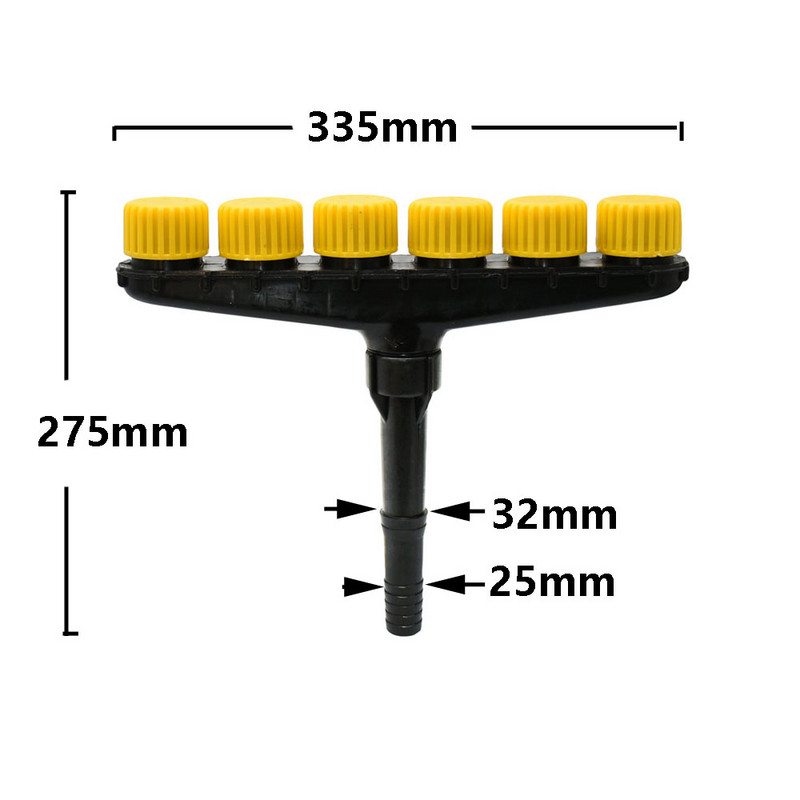 3/4/5/6 caurumu dārza zāliena šļūtenes smidzinātāji smidzinātāju sprauslas Dārza apūdeņošana laistīšana saimniecības ūdens smidzinātāji sprauslas 1" 1,2" šļūtenei