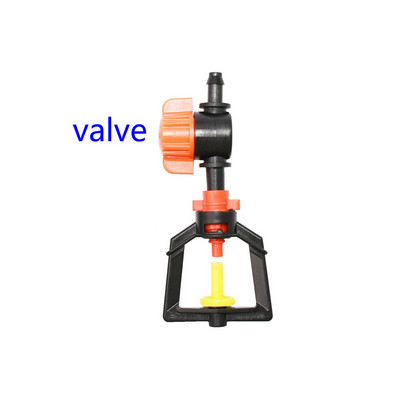 5 τμχ 360 Περιστρεφόμενοι ψεκαστήρες Διάθλασης Micro ακροφύσιο κήπου Σύστημα ομίχλης στάγδην άρδευσης Κρεμαστός υγραντήρας ψεκαστήρας