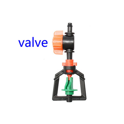 5 τμχ 360 Περιστρεφόμενοι ψεκαστήρες Διάθλασης Micro ακροφύσιο κήπου Σύστημα ομίχλης στάγδην άρδευσης Κρεμαστός υγραντήρας ψεκαστήρας