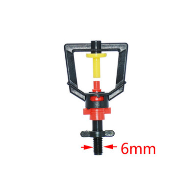 5 τμχ 360 Περιστρεφόμενοι ψεκαστήρες Διάθλασης Micro ακροφύσιο κήπου Σύστημα ομίχλης στάγδην άρδευσης Κρεμαστός υγραντήρας ψεκαστήρας