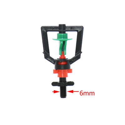 5 τμχ 360 Περιστρεφόμενοι ψεκαστήρες Διάθλασης Micro ακροφύσιο κήπου Σύστημα ομίχλης στάγδην άρδευσης Κρεμαστός υγραντήρας ψεκαστήρας