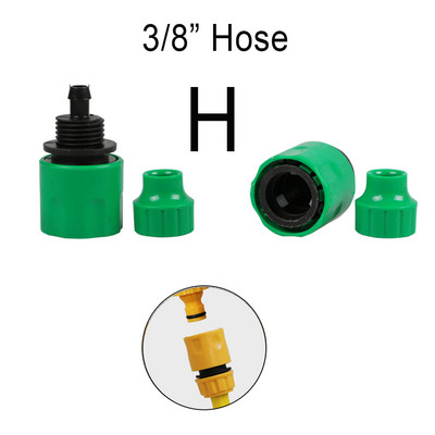 PVC dodaci za vrtlarstvo Vanjski 3/4 Automobilski vrtni crijevo Adapter za priključak za brzo spajanje Cijevni priključak za popravak Priključak za cijevi 1/2