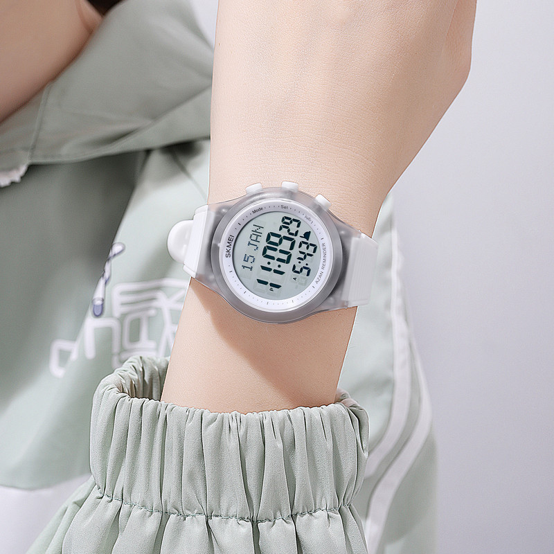 SKMEI Fashion Back Light Μουσουλμανικά ανδρικά ρολόγια Azan για προσευχή με πυξίδα Qibla Adhan Alarm Hijri Ισλαμικό ρολόι χειρός reloj hombre