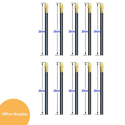 5/10 kom Podesivi raspršivač magle 360° rotirajući bakreni raspršivači 8 mm Ravni potisni spojni spoj Vlaženje Navodnjavanje