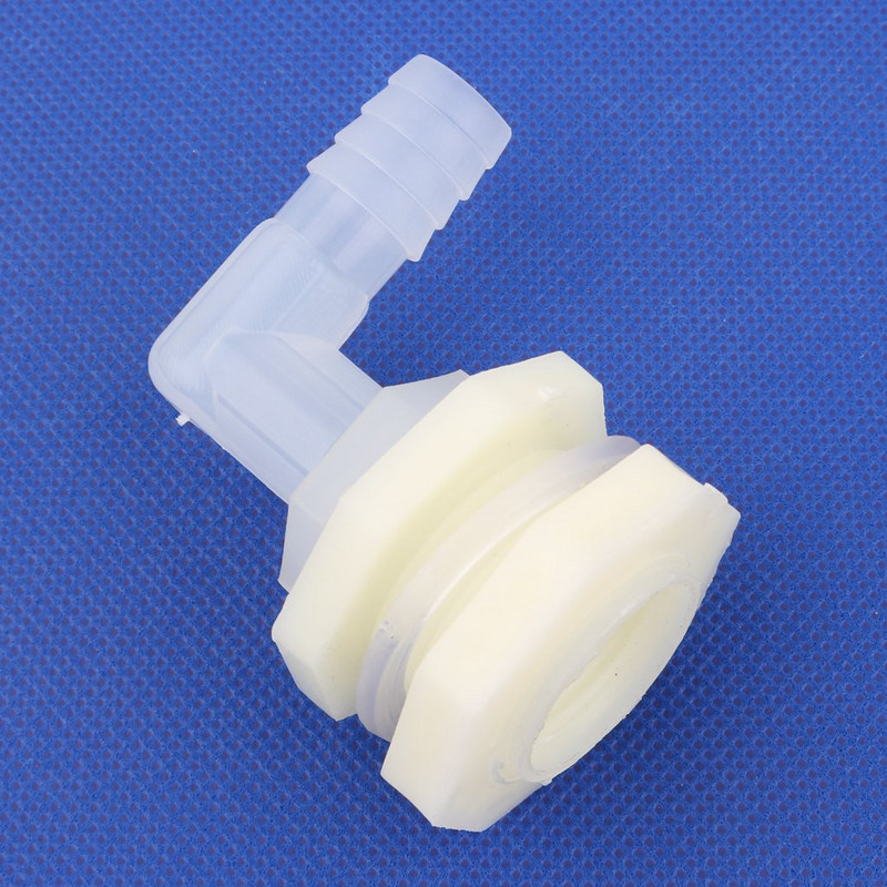 1 set ABS 1/2 inča do 6,4~20 mm koljenasti priključak za spremnik za vodu, spoj cijevi za navodnjavanje za akvarij, vrt, Adapter za vodu od 90 stupnjeva