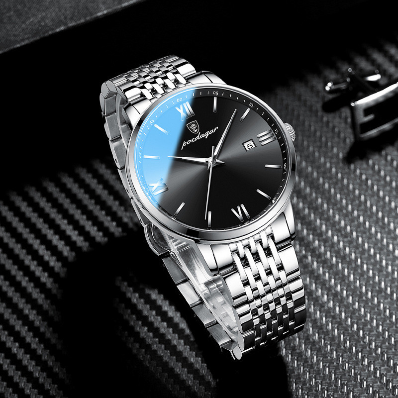 Jauni modes ikdienas vīriešu pulksteņi Top zīmola luksusa nerūsējošā tērauda vīriešu sporta rokas pulkstenis ūdensizturīgs kvarca pulkstenis Relogio Masculino