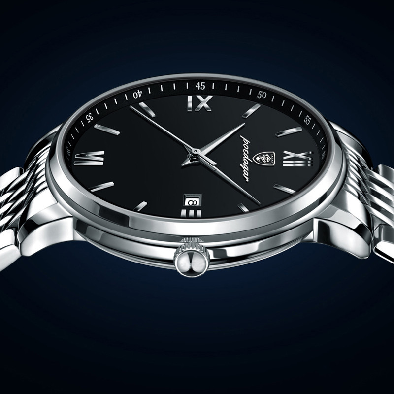 Jauni modes ikdienas vīriešu pulksteņi Top zīmola luksusa nerūsējošā tērauda vīriešu sporta rokas pulkstenis ūdensizturīgs kvarca pulkstenis Relogio Masculino