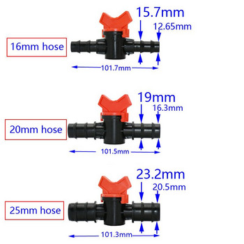 1/2 3/4 кран за градински маркуч DN15 DN20 напоителен воден клапан 16 mm 20 mm 25 mm градински маркуч водозатвор Конектор кранове 1 бр.