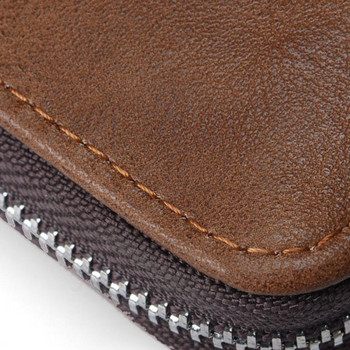 Ανδρικό πορτοφόλι Βολικό ανδρικό πορτοφόλι μεγάλης χωρητικότητας Faux leather All Match Ανδρικό πορτοφόλι Κλασικό Πρακτικό Billfold υποδοχή πολλαπλών καρτών