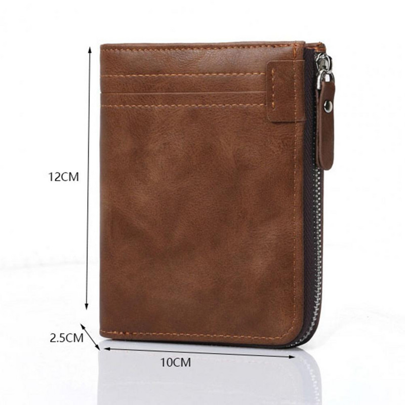 Meeste rahakott Mugav suure mahutavusega meeste rahakott kunstnahast kõik sobivad meeste rahakott Klassikaline praktiline mitme kaardi pesa rahakott