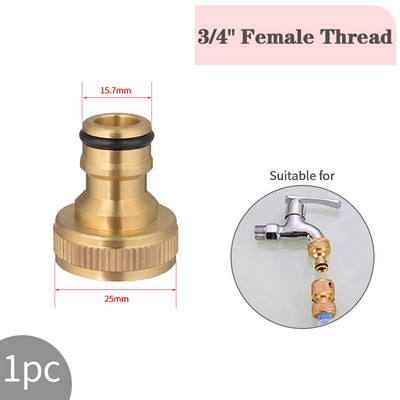 1/2" 3/4" navojna brza spojnica Mesingani adapter Priključak za navodnjavanje vrta Priključci bakrenog crijeva za kapanje Sustav za navodnjavanje vrta