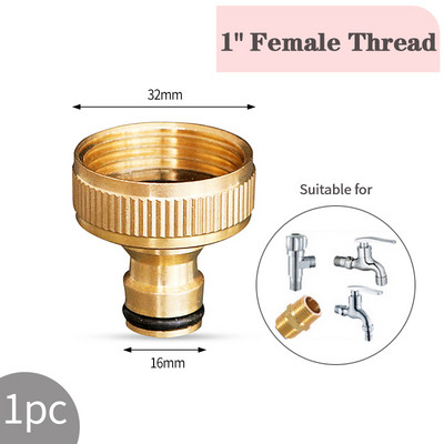 1/2" 3/4" navojna brza spojnica Mesingani adapter Priključak za navodnjavanje vrta Priključci bakrenog crijeva za kapanje Sustav za navodnjavanje vrta