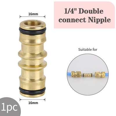 1/2" 3/4" navojna brza spojnica Mesingani adapter Priključak za navodnjavanje vrta Priključci bakrenog crijeva za kapanje Sustav za navodnjavanje vrta