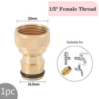 1/2" 3/4" navojna brza spojnica Mesingani adapter Priključak za navodnjavanje vrta Priključci bakrenog crijeva za kapanje Sustav za navodnjavanje vrta