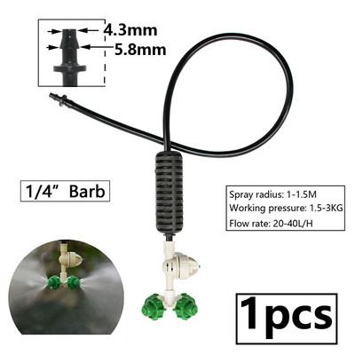 Sodo šiltnamio rūko purkštuvas Pakabinamas nuo lašėjimo rasojimo purkštukas Purškimo laistymo sistema Drėkinimas Aušinimas Dulkių šalinimas