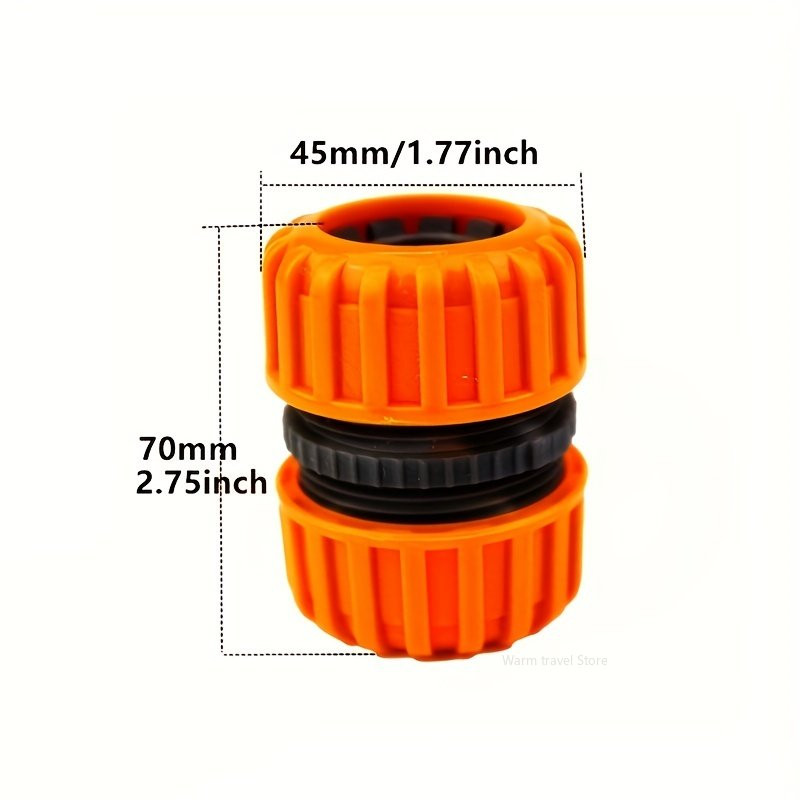 Priključak za vrtno crijevo 1/2" 3/4" 1" inča Cijevna spojnica Zaustavni priključak za vodu 12 mm 19 mm 25 mm Popravak provrta crijeva Navodnjavanje