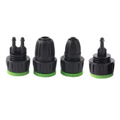 Dārza apūdeņošanas sistēma 1/2" līdz 3/4" sieviešu Eiropas standarta vītnes bloķēšanas savienotājs DN16 caurule 8/11 mm 4/7 mm šļūteņu sadalītāji