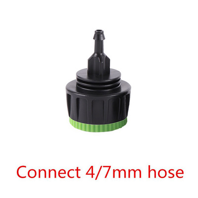 Dārza apūdeņošanas sistēma 1/2" līdz 3/4" sieviešu Eiropas standarta vītnes bloķēšanas savienotājs DN16 caurule 8/11 mm 4/7 mm šļūteņu sadalītāji