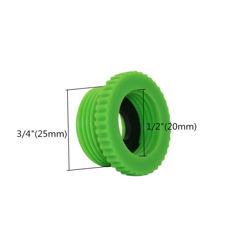 Dārza apūdeņošanas sistēma 1/2" līdz 3/4" sieviešu Eiropas standarta vītnes bloķēšanas savienotājs DN16 caurule 8/11 mm 4/7 mm šļūteņu sadalītāji