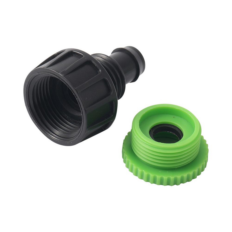 Dārza apūdeņošanas sistēma 1/2" līdz 3/4" sieviešu Eiropas standarta vītnes bloķēšanas savienotājs DN16 caurule 8/11 mm 4/7 mm šļūteņu sadalītāji