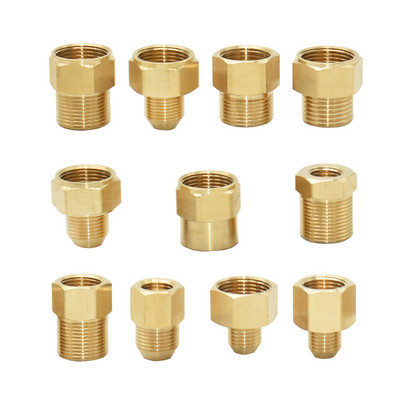 Alamă 3/8" 1/2" M14 M18 M22 Conector cu filet tată femelă pentru robinet purificator de apă cu barbotare fitinguri din cupru Distanța dintre dinți 1,5 mm