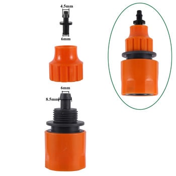 1 PC Garden Water Quick Coupling 1/4 inch Hose Quick Connectors Garden Pipe Connectors Τακτοποίηση σωλήνων ποτίσματος Homebrew