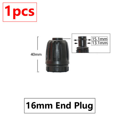 16 mm aia kastmistoru ühenduspesa kastmisvooliku lukustusmutter küünarnuki tee otsa pistik redutseerivad pistikud talu veetorude liitmikud