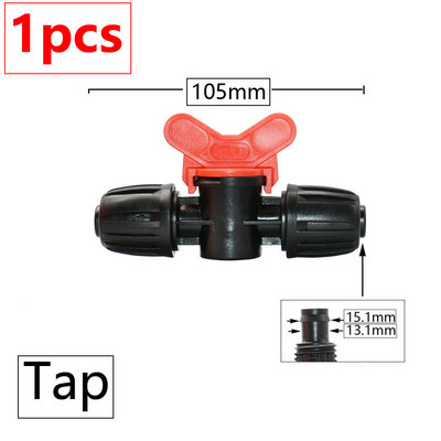 16 mm aia kastmistoru ühenduspesa kastmisvooliku lukustusmutter küünarnuki tee otsa pistik redutseerivad pistikud talu veetorude liitmikud
