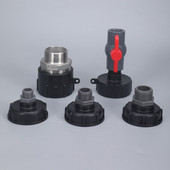 IBC tvertnes adapteris 60 mm rupja vītne līdz 1/2`` 3/4`` 1`` dārza šļūtenes savienotājs Izturīgi ūdens tvertnes piederumi