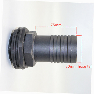 Priključak za vodu/spremnik od 1 inča Preljevni priključak s maticom i podloškom za navodnjavanje vrta Priključci cijevi za vodu Odvodni spoj Brzi priključak