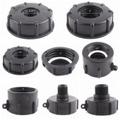 IBC Ton mucas savienotāja tvertnes adapteris, plastmasas IBC šļūtenes adapteris, dārza laistīšanas šļūtenes ton mucas piederumi