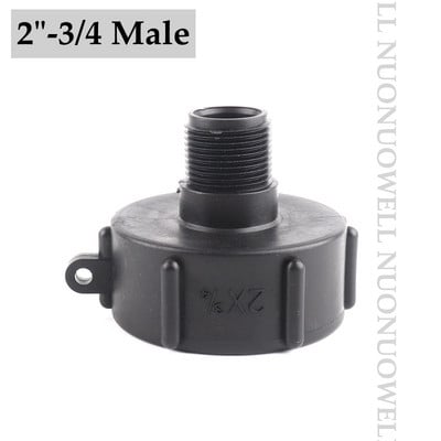 IBC Ton mucas savienotāja tvertnes adapteris, plastmasas IBC šļūtenes adapteris, dārza laistīšanas šļūtenes ton mucas piederumi