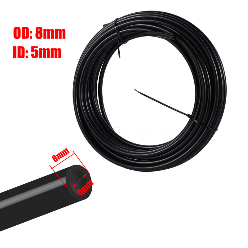 OD 8 mm laisvo lenkimo purškimo purškimo purkštukų rinkinys „Gareden“ šiltnamio drėkinimo sistema „Fogger“ akvariumo roplių drėgmės purkštuvas