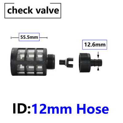 8/9/10/12/13mm šļūtene Caurules filtrs Automazgātava Dārza apūdeņošanas filtri Smidzinātājs Sūknis Filtrēšana Pretvārsts Tīkla sietiņš Nipelis 16mm