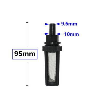 8/9/10/12/13mm šļūtene Caurules filtrs Automazgātava Dārza apūdeņošanas filtri Smidzinātājs Sūknis Filtrēšana Pretvārsts Tīkla sietiņš Nipelis 16mm