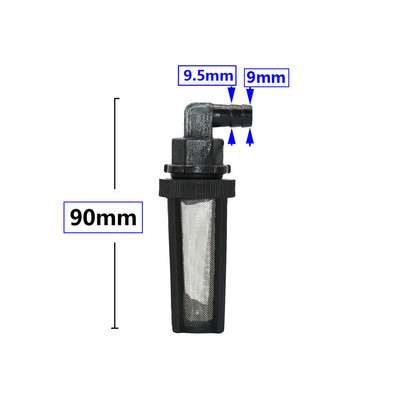 8/9/10/12/13mm šļūtene Caurules filtrs Automazgātava Dārza apūdeņošanas filtri Smidzinātājs Sūknis Filtrēšana Pretvārsts Tīkla sietiņš Nipelis 16mm