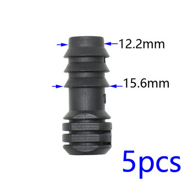 1/2 3/4 1 collas dārza šļūtenes T-veida elkoņa gala spraudnis Taisns savienotājs 16/20/25 mm PE šļūtenes ūdens sadalītāja remonts 90 grādu savienotājs