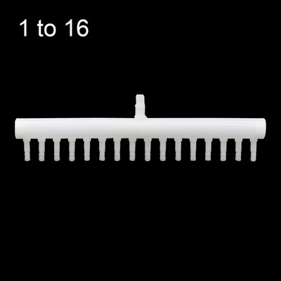 8 mm sisselaske- kuni 4 mm väljalaskevooliku jaoturi kalapaagi liitmikud Aiavooliku pistik talub kõrget temperatuuri akvaariumi ühendus 1 tk