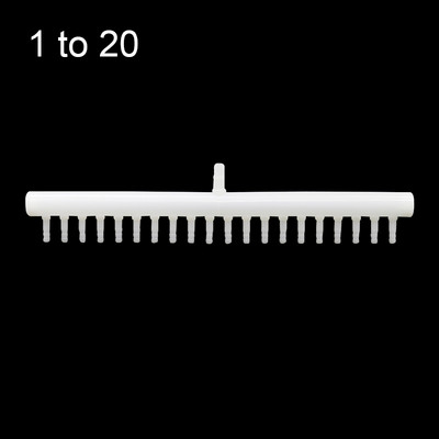 8 mm sisselaske- kuni 4 mm väljalaskevooliku jaoturi kalapaagi liitmikud Aiavooliku pistik talub kõrget temperatuuri akvaariumi ühendus 1 tk