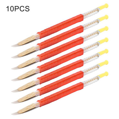 10 vnt Bitininkystės skiepijimo įrankis Bičių karalienė Lerva Bitininkystė Ištraukiama skiepijimo įranga Pszczelarstwo įrankiai Judinti kirmėlių adatas