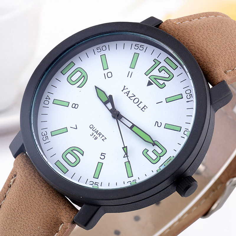 YAZOLE Ceasuri Pulksteņi Vīriešu Pulkstenis Top Zīmols Luksuss hodinky Vīriešu Pulkstenis Modes Vīriešu Gaismas Kvarca Rokas pulkstenis reloges hombre Saat