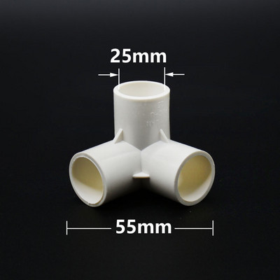 3/4/5 virzienu 20/25/32/50 mm PVC cauruļu savienotāju veidgabali DIY plastmasas ūdens cauruļu savienotāja savienojuma caurule DN15 DN20 DN25 DN40