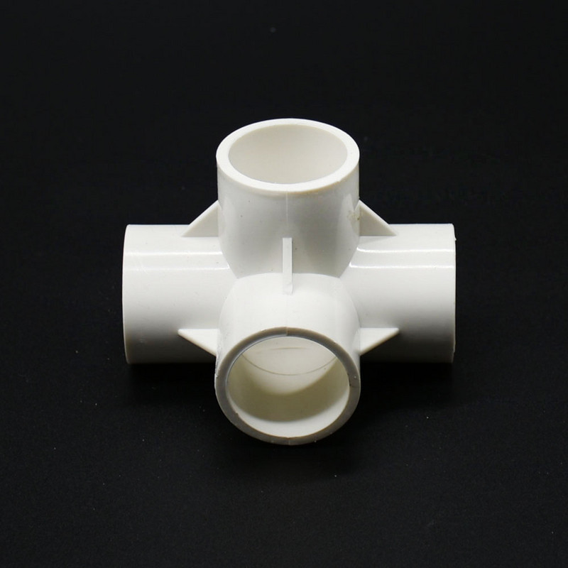 3/4/5 virzienu 20/25/32/50 mm PVC cauruļu savienotāju veidgabali DIY plastmasas ūdens cauruļu savienotāja savienojuma caurule DN15 DN20 DN25 DN40